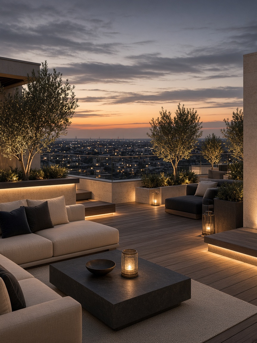 Penthouse Residence — rooftop и панорама