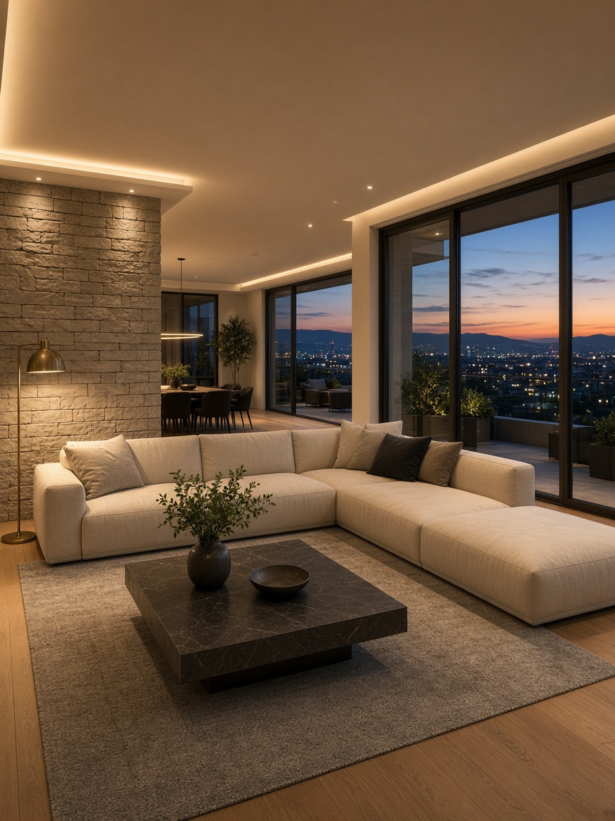 Residence I — дневен простор и тераси